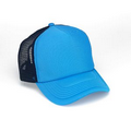 Adult Foam Front 5 Panel Cap w/Contrast Mesh Back